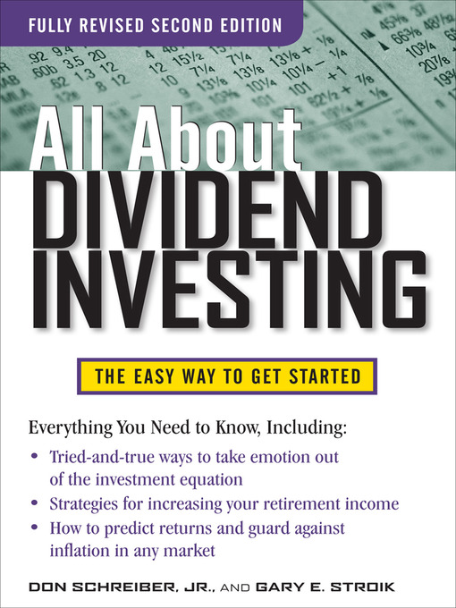 Title details for All About Dividend Investing by Don Schreiber - Available